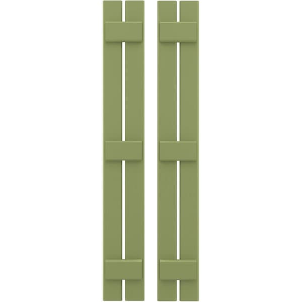 Ekena Millwork Americraft 2-Board, 3 Batten Exterior Real Wood Spaced Board-n-Batten Shutters, ARW401SB207X68MGH, PR ARW401SB207X68MGH - main